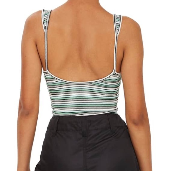 LAST ONE Topshop striped crop top - Picture 5 of 6